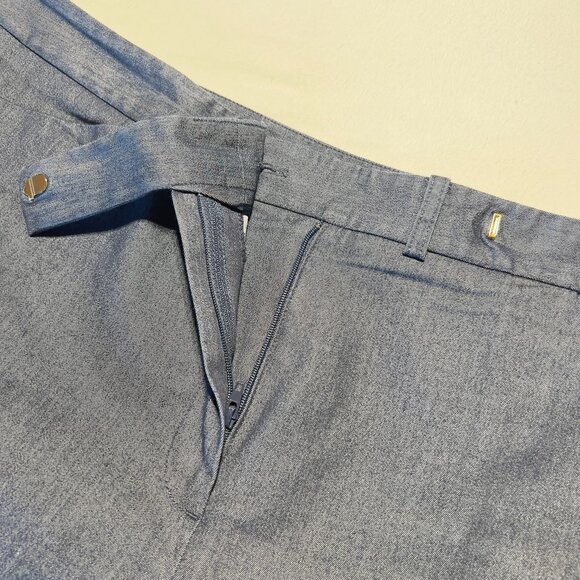 Jones New York Signature Boardroom Slim Ankle Pants in Blue — Size 16 - Picture 4 of 14